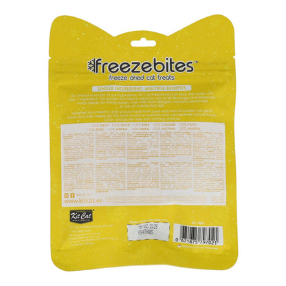 Kit Cat FreezeBites - Eend 15 g Natuurlijke gevriesdroogde snack voor katten