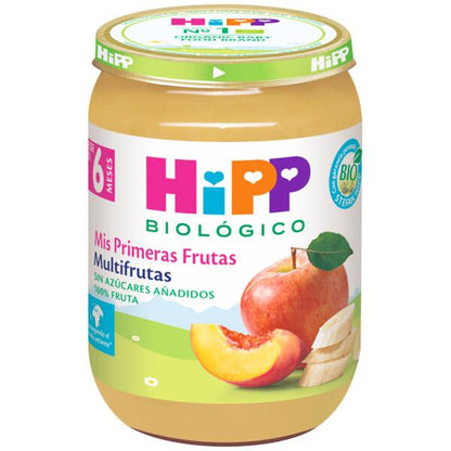 Pack x 3 Tarrito Biológico Multifrutas Bio + 6 Meses HiPP 190 g
