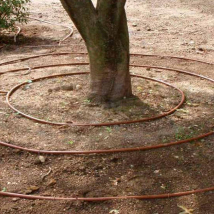 Brown pipe with integrated drippers 16 mm Aqua Control 100 m