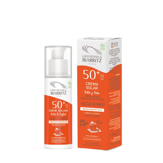Zonnebrandcrème voor kinderen SPF50+ Alga Maris 100 ml