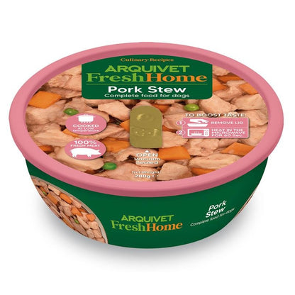 Arquivet Fresh Home Pork Stew Natvoer voor honden met varkensvlees 280 g