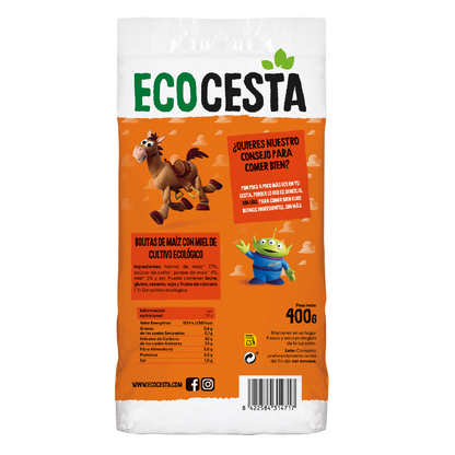 Boules de maïs au miel Bio Kids édition Disney Ecocesta 400 g