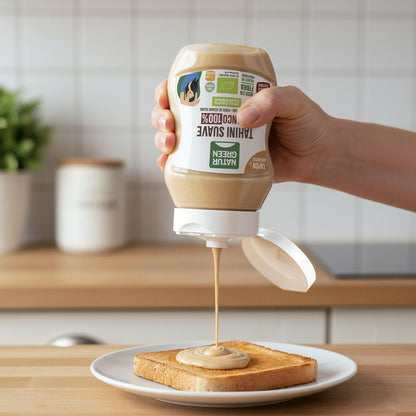 Tahini doux blanc anti-gouttes bio NaturGreen 270 g