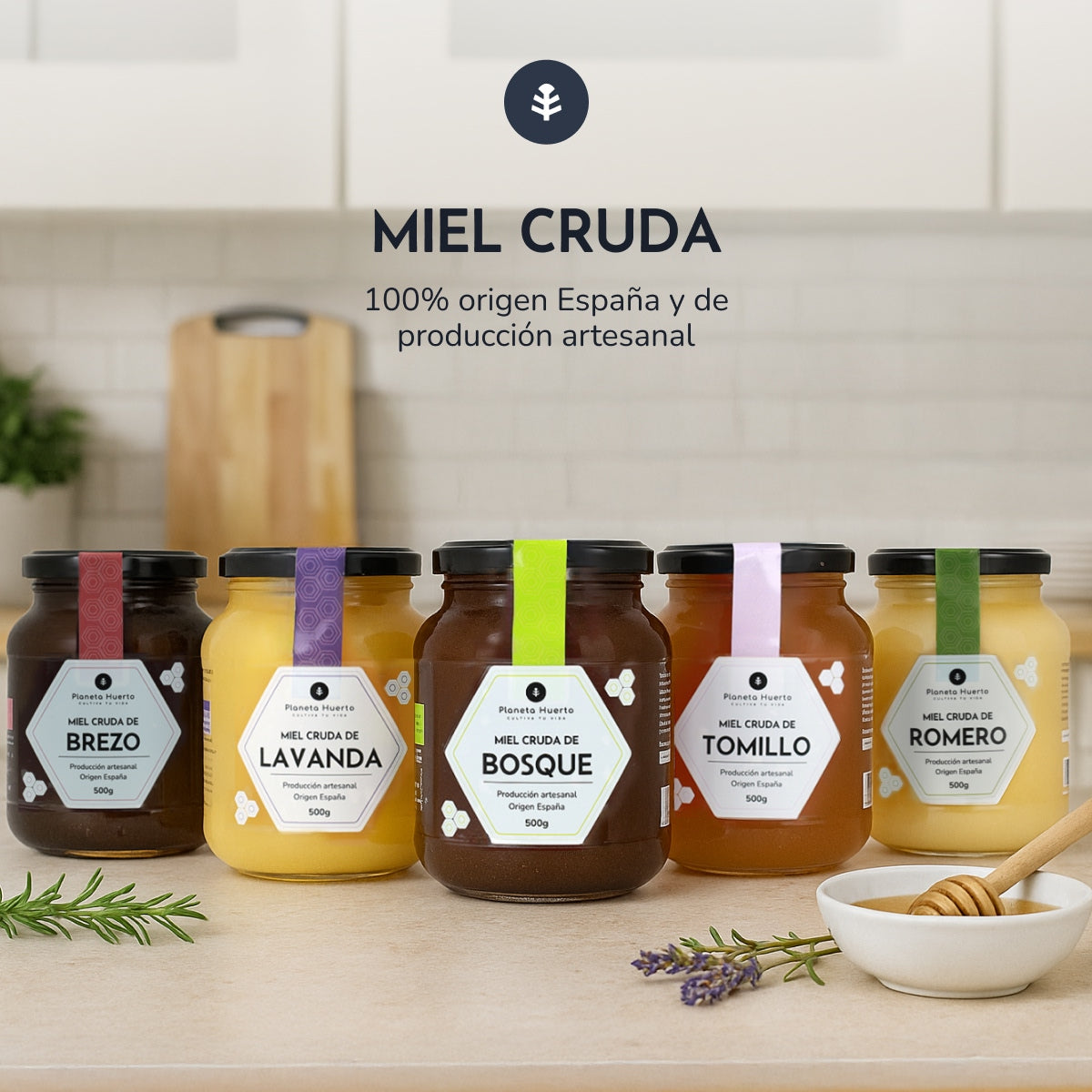 Miele di erica grezzo Planeta Huerto 500 g