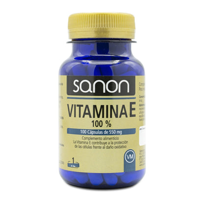 Vitamine E 100% SANON 100 capsules van 550 mg