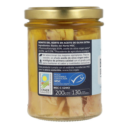 Pakket 12x Bonito del Norte in olijfolie ECO Planeta Huerto 200 g