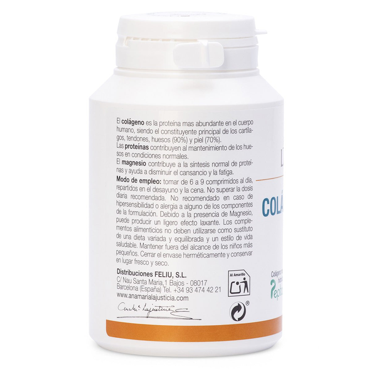 Marint kollagen med magnesium Ana Maria la Justicia 180 tabletter