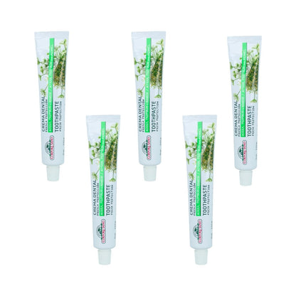 5er-Pack Zahnpasta Myrrhe, Propolis und Fenchel Corpore Sano 75 ml