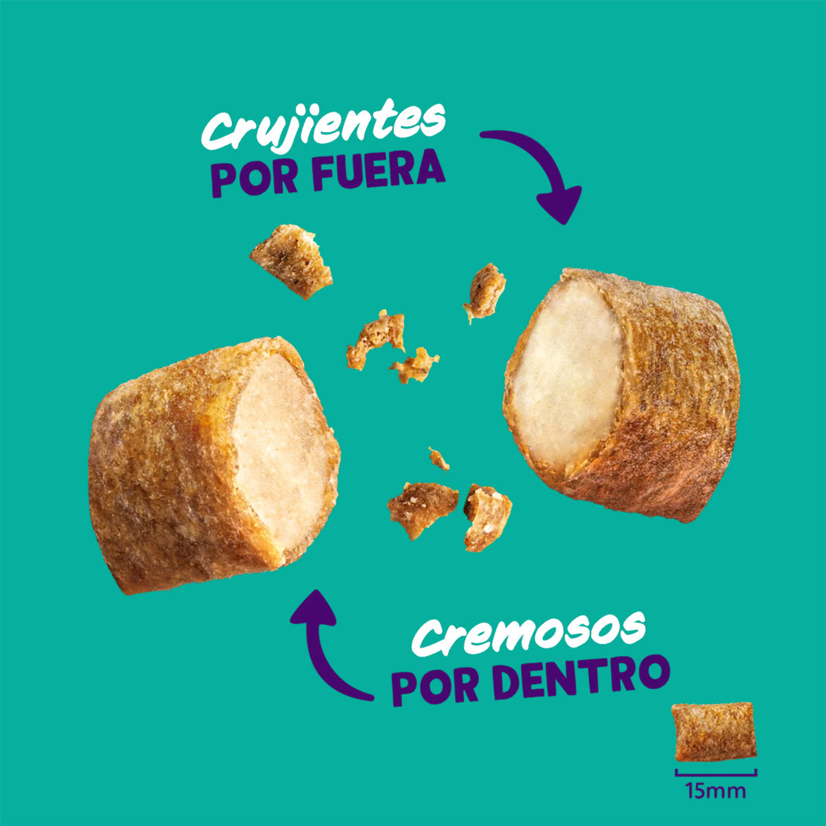 Zalmhapjes Natuurlijke snacks voor katten Edgard Cooper 60 g