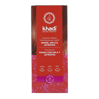 Natuurlijke henna Amla en Jatropha, Khadi, 100 g