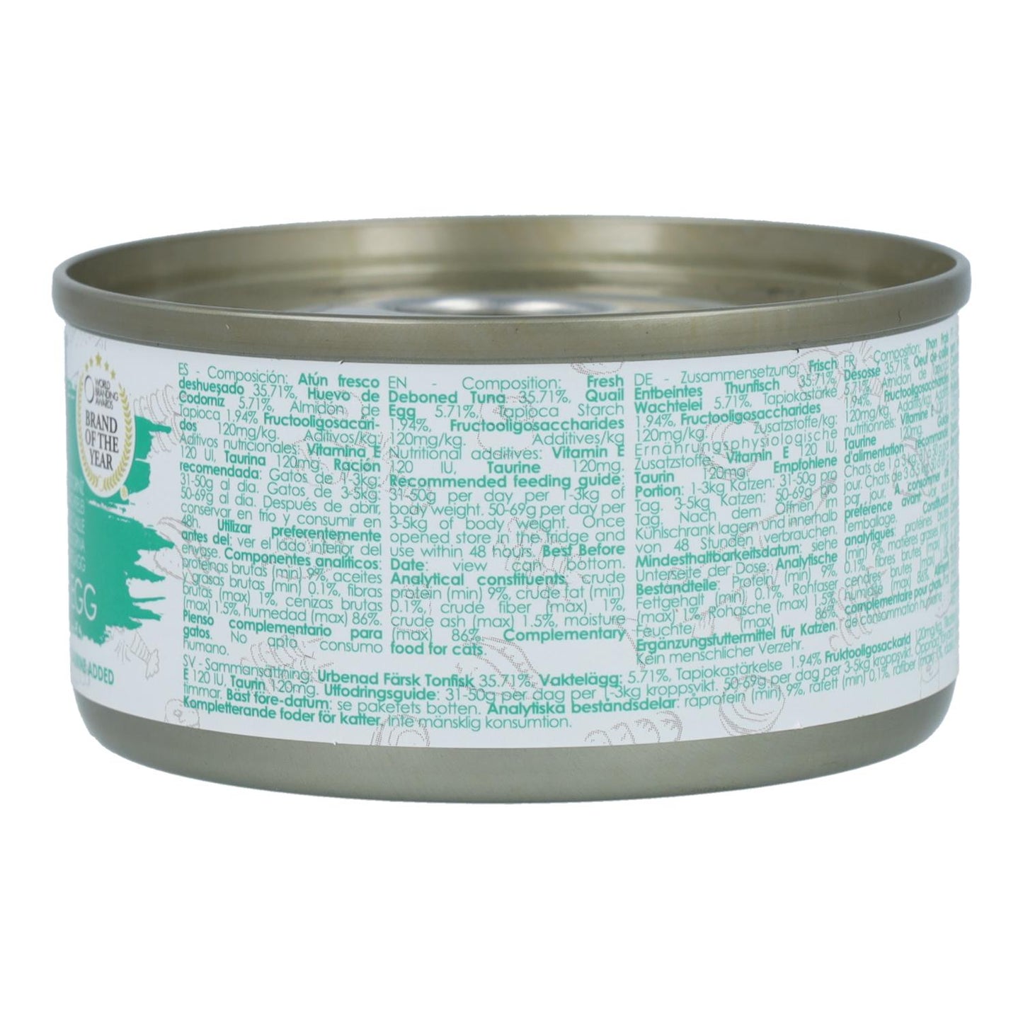 Kit Cat blikje Gravy - Tonijn & Kwartelei 70 g Natvoer voor katten in saus