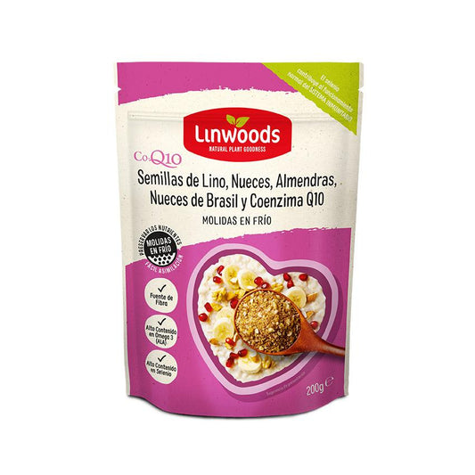 Graines de lin moulues, amandes et noix Linwoods 200 g