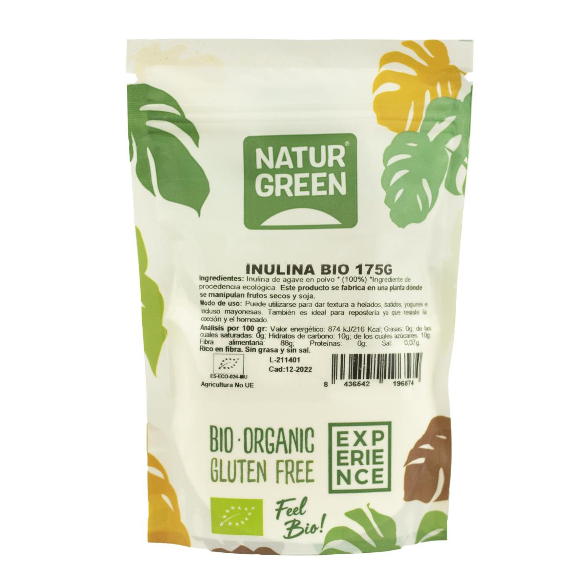 Biologische inuline NaturGreen 175 g
