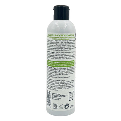2-i-1 schampo & balsam Vitalidad Aloe & Manzana Bio 250 ml NaturaBIO