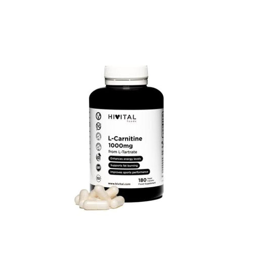 L-Carnitina 1000 mg Hivital 180 capsule vegane
