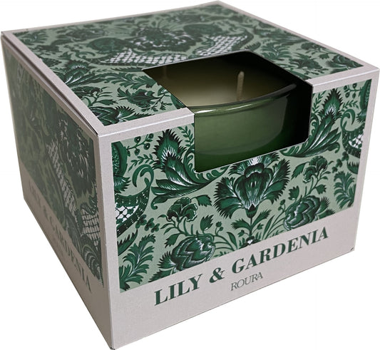 Vela perfumada Jaipur Lily & Gardenia 3 mechas Roura