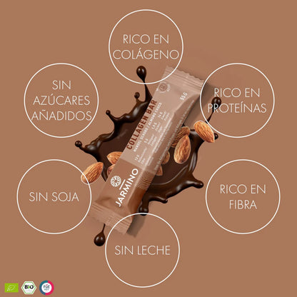 Barrita de Colágeno y Proteica BIO Almendra y Cacao Jarmino