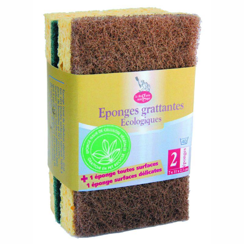 Estropajo 2 unidades todas las superficies + superficies delicadas