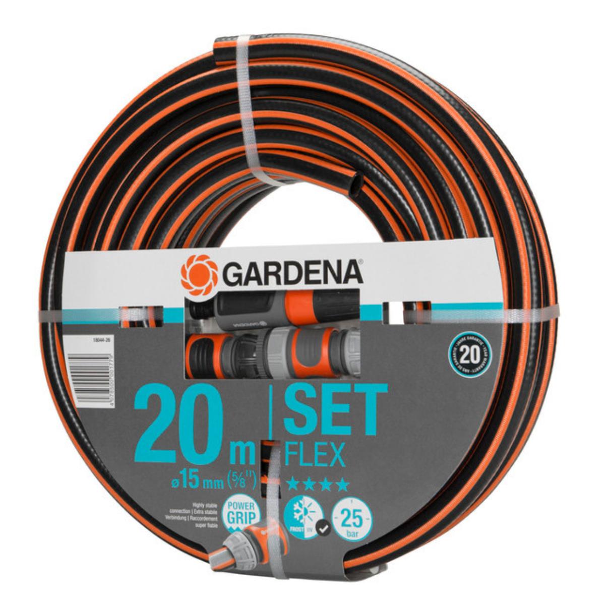 Set tubo flessibile Gardena 15 mm 20 m