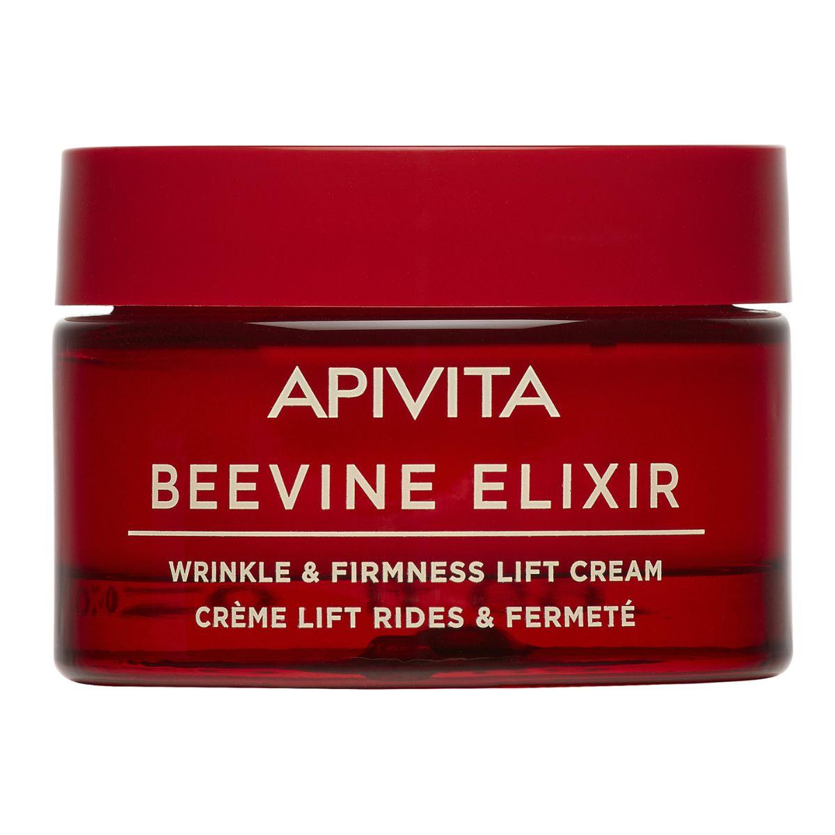 Crème tegen rimpels & voor een stevige huid - Rijke textuur BEEVINE ELIXIR, APIVITA 50 ml