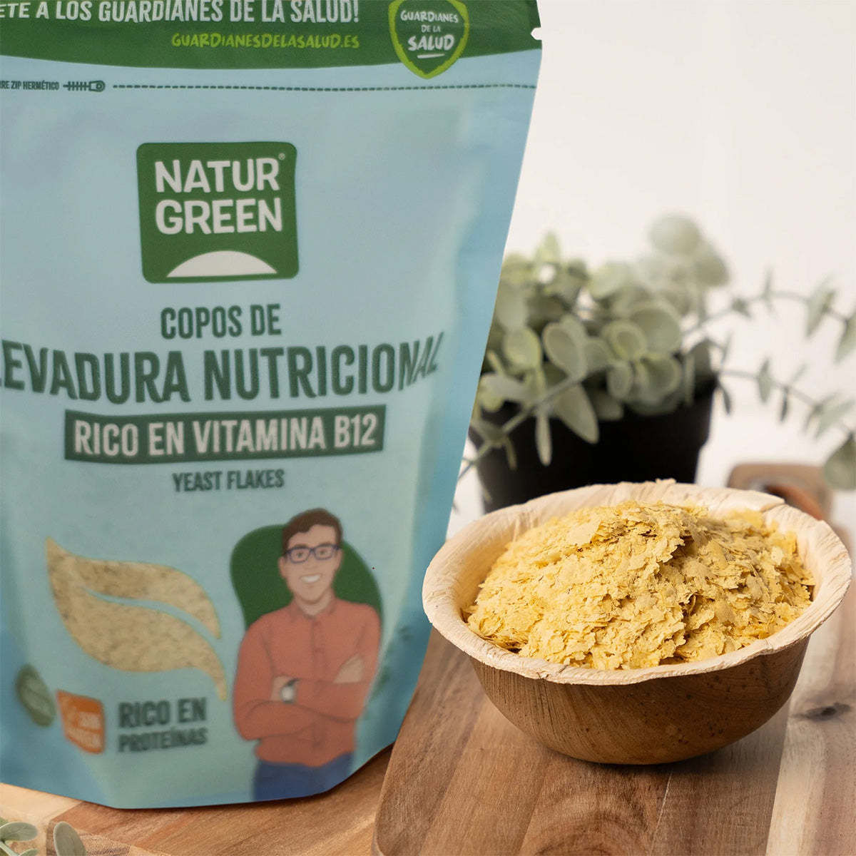 Konventionell näringsjäst i flingor NaturGreen 150 g