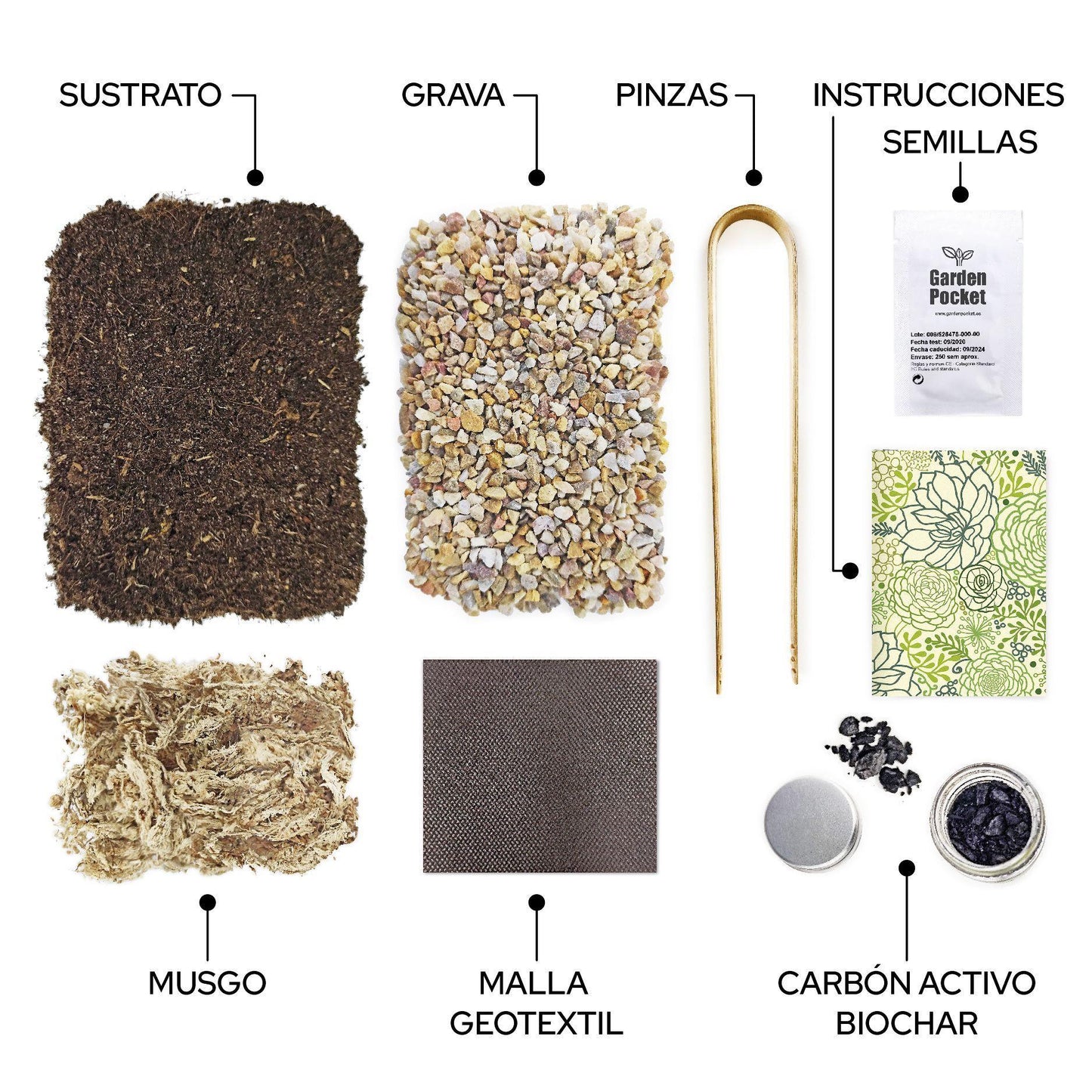 Kit pour monter votre terrarium vertical, cadeau idéal Garden Pocket