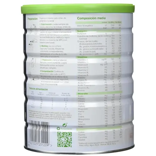 Promo 2 x Lait de chèvre pour nourrissons 1 Capricare 800 g