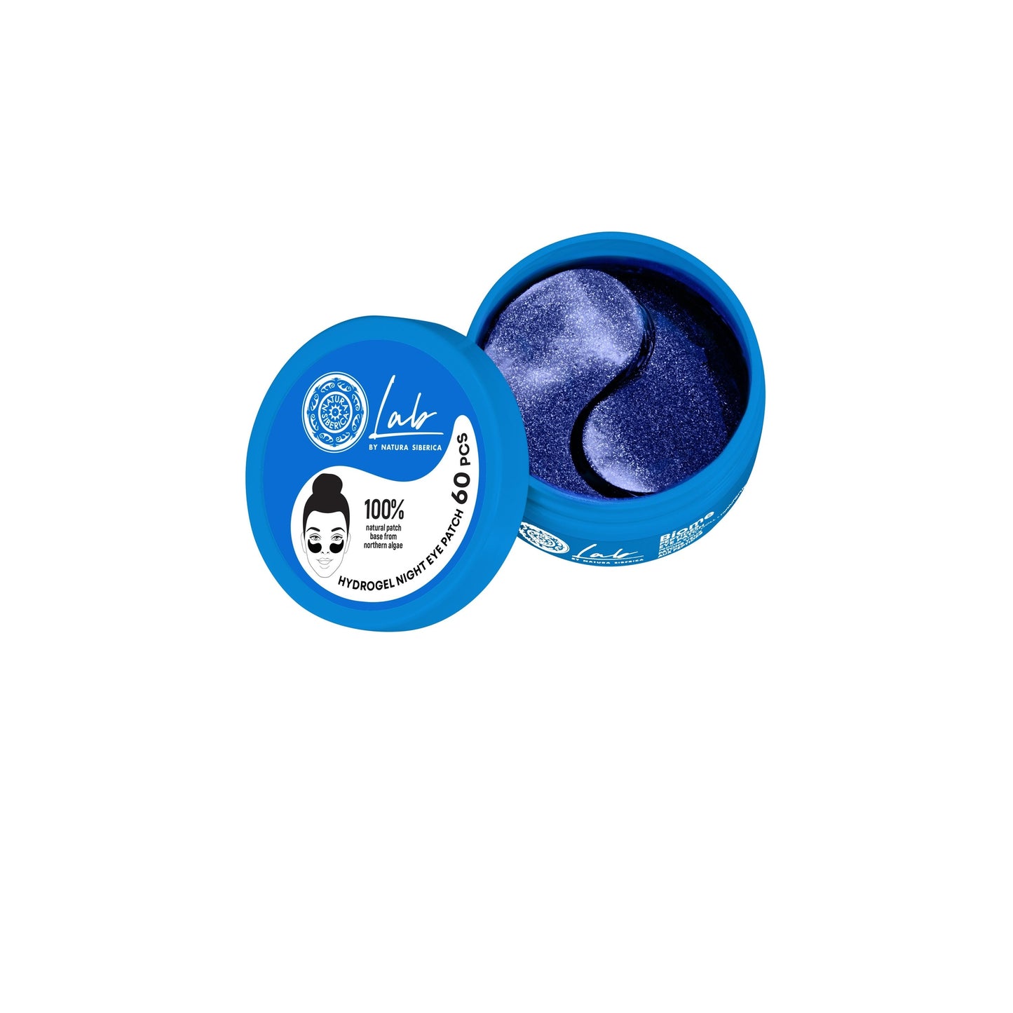 Nattplåster som lyser upp och återfuktar ögonområdet Natura Sibérica 60 st