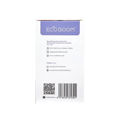 Compresse en fibre de bambou biodégradable Super Ecoboom 8 unités