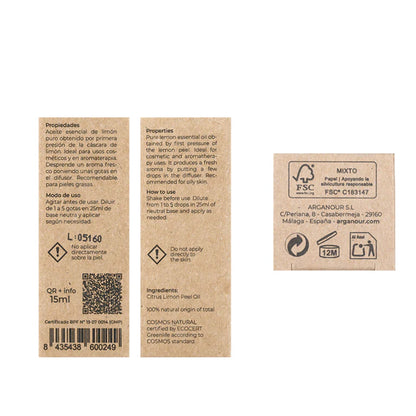 100% pure essentiële citroenolie Arganour 15 ml