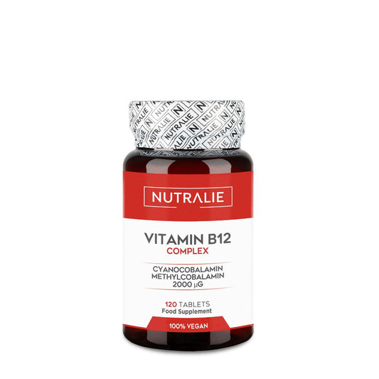 Complexe de vitamine B12 2000 mcg Fatigue Nutralie 120 comprimés
