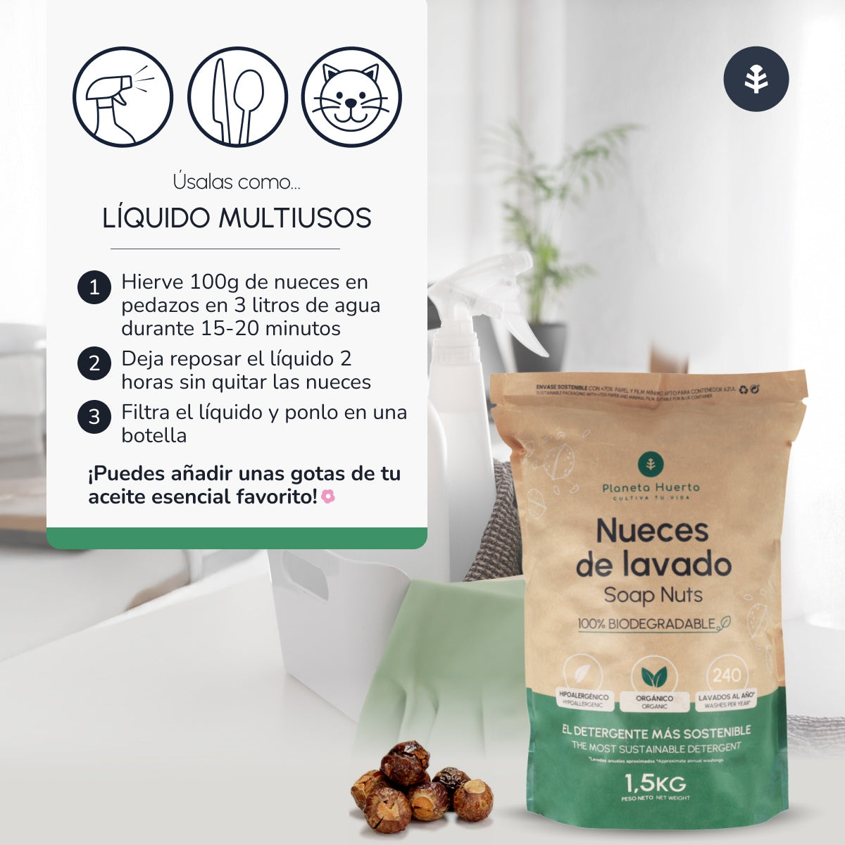 Planeta Huerto Washed Walnuts 1,5 kg