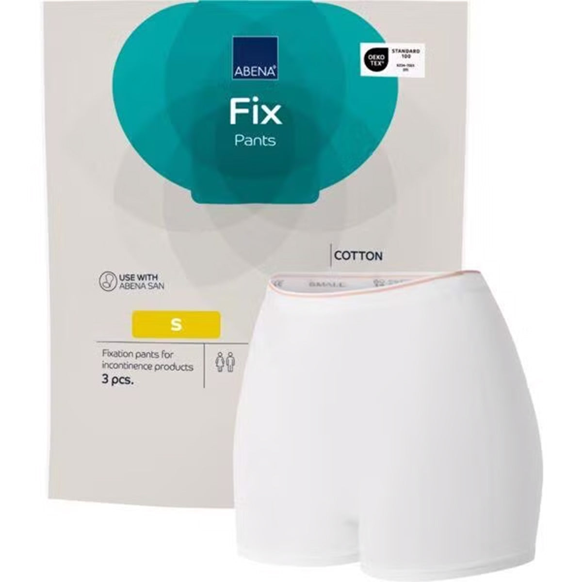 Fix Pants Cotton incontinence Abena taille S 3 unités