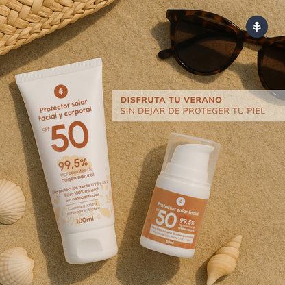 100 % mineralisk solkräm SPF50 Planeta Huerto 100 ml