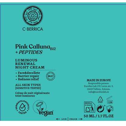 Natura Siberica förnyande och uppiggande nattkräm 50 ml