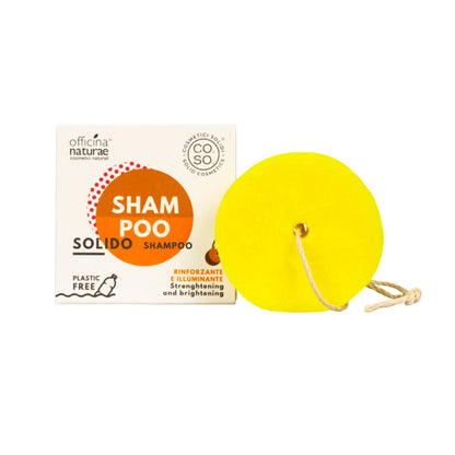 Solid Strengthening and Brightening Shampoo, No Residue, 64 g, Ecological, Officina Naturae