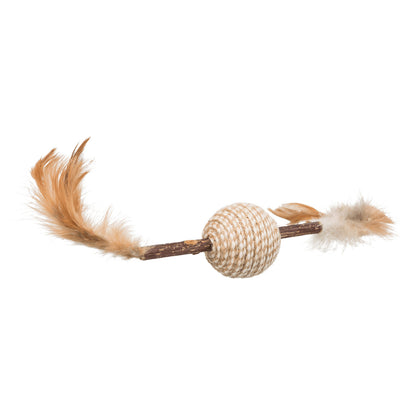 Matatabi-Spielzeug mit Federn, 20 cm