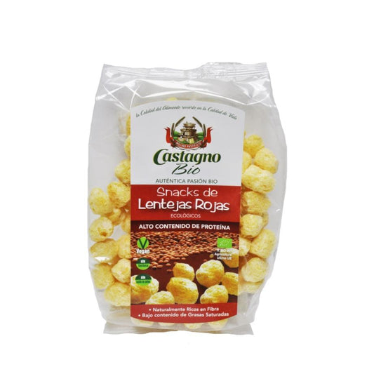 Snack van rode linzen ECO Castagno 50 g