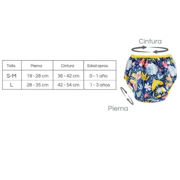 Verstelbaar turquoise zwempak maat s Splash about