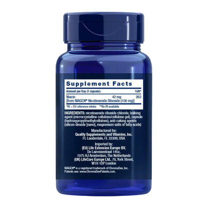 NAD+ Cell Formula 100 mg, Life Extension 30 capsule