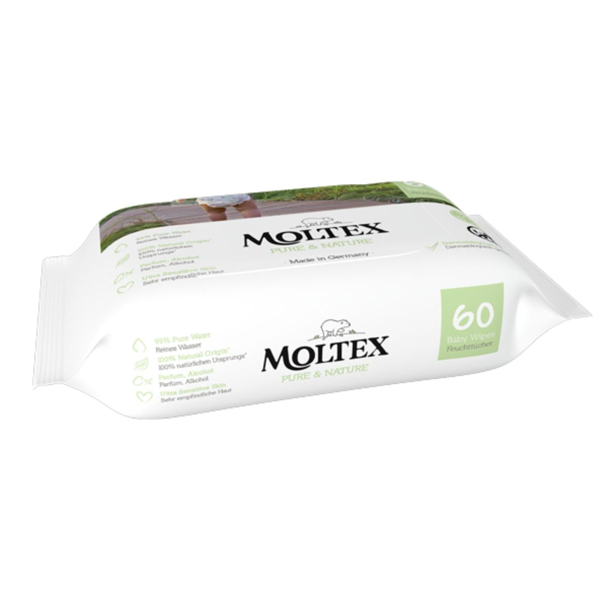 Salviettine Moltex Pure & Nature 60 pezzi