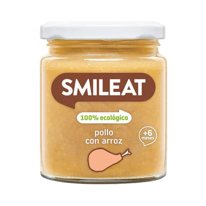 Zestaw 3x słoiczki BIO Kurczak z ryżem +6 miesięcy Smileat 230 g