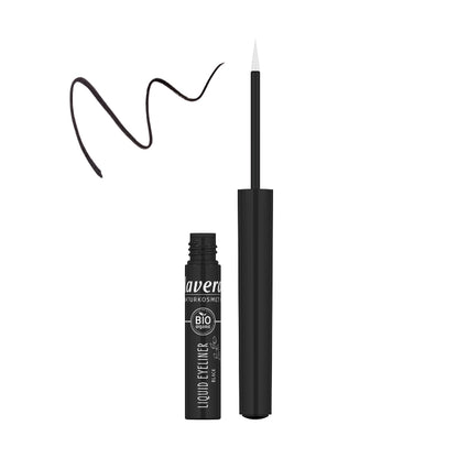 Vloeibare eyeliner 01 Black Lavera