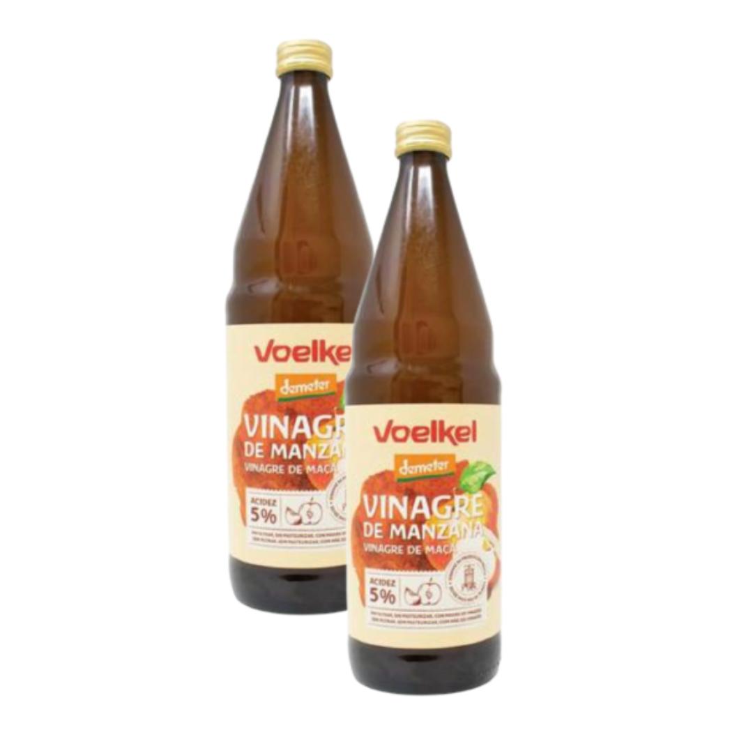 2er-Packung Voelkel Bio-Apfelessig 0,75 cl