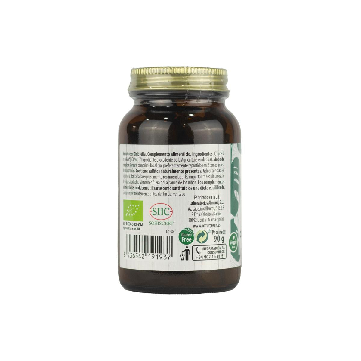 Chlorella Vita Superlife Naturgreen 180 tabletter, 90 g