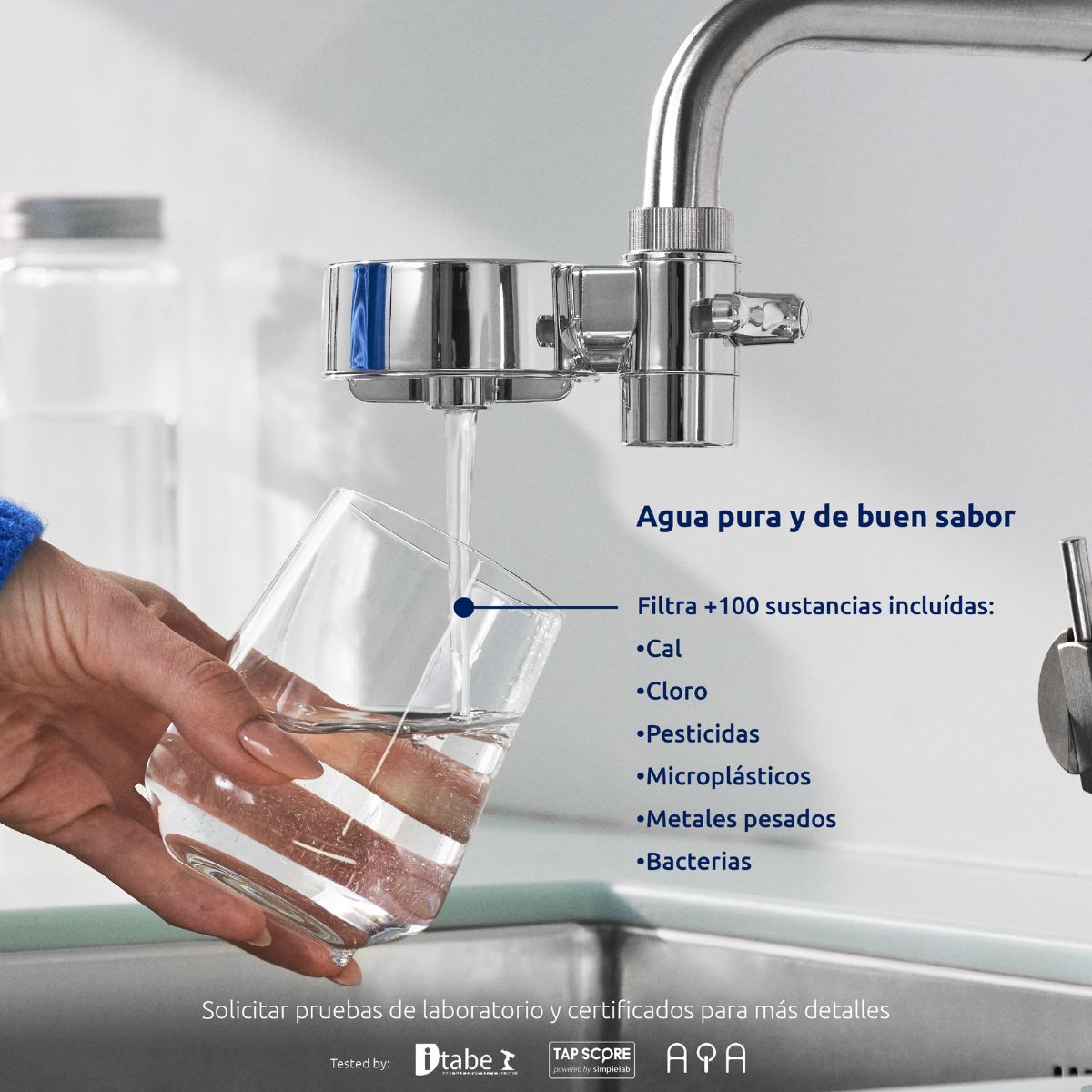 Filtr do kranu EcoPro Chrome Compact Tappwater