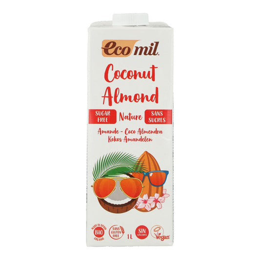 Ecomil Sugar-Free Coconut and Almond Drink 1L