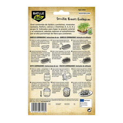 Ekologiczne zielone nasiona soi do kiełkowania Batlle