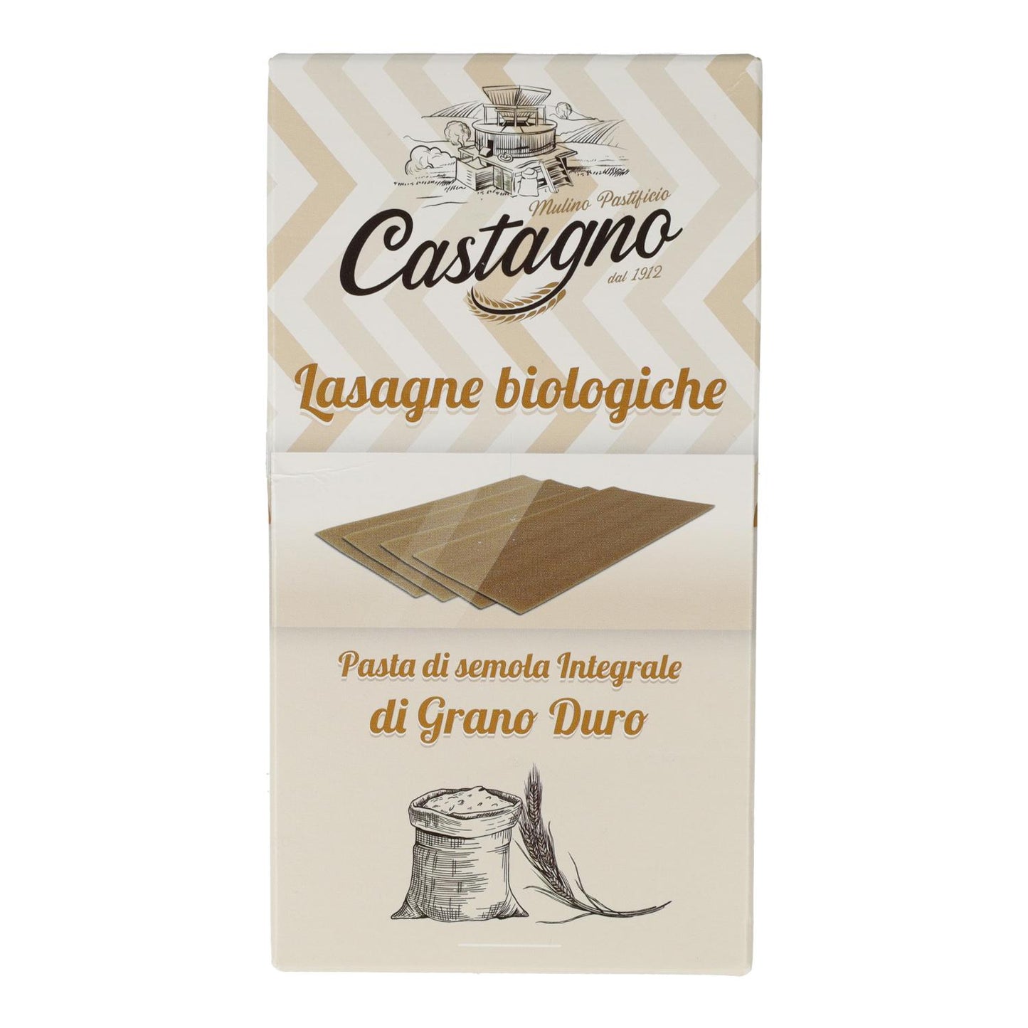 Castagno Organic Wholemeal Lasagne Sheets 500 g