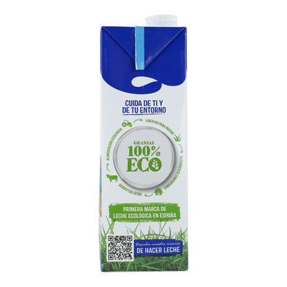Pak van 6 stuks biologische volle melk Puleva, 1 l
